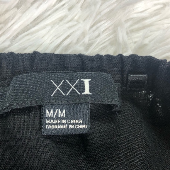 3/$10 NEW Forever 21 Linen Blend Strapless Dress SZ M - Picture 4 of 8